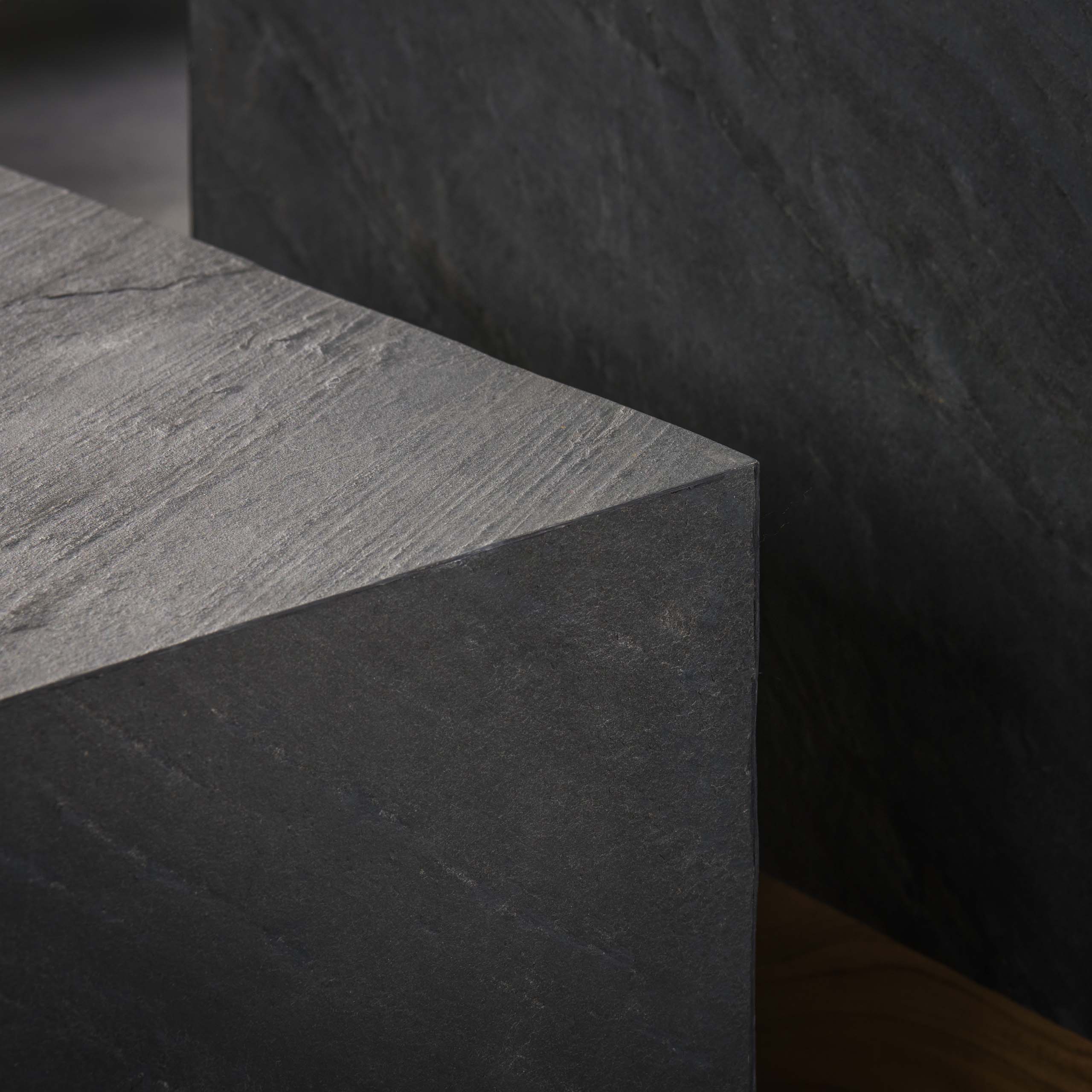 Soffbord Blox Slate set om 2 - Skiffer