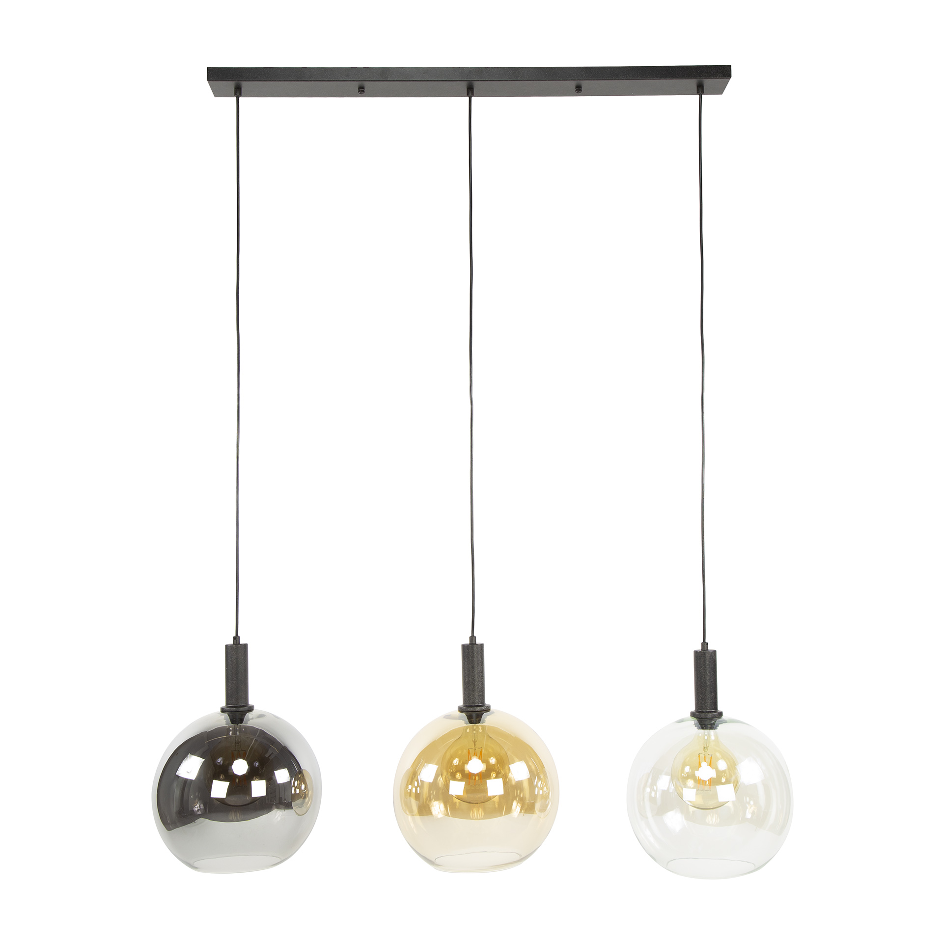 Hänglampa Sfera Tricolore 3-light - Artic svart