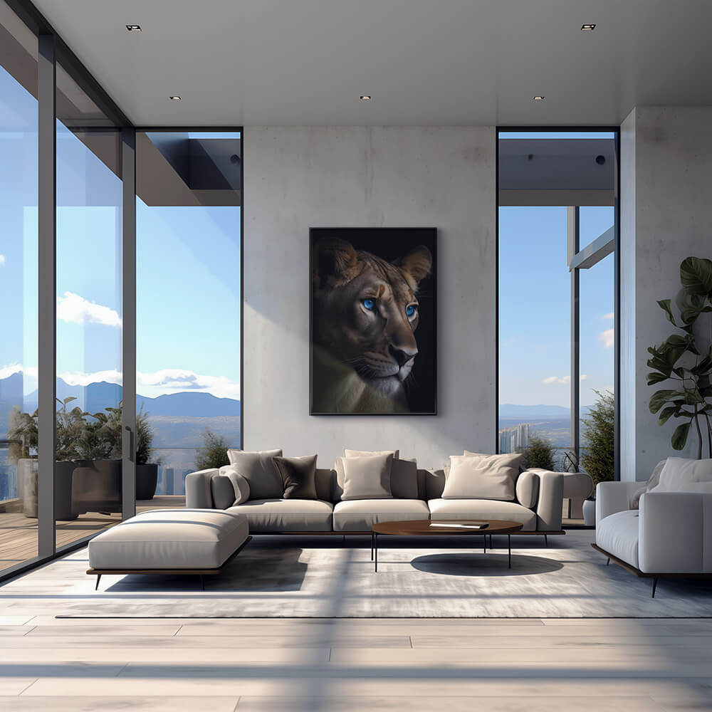 "Gazing Lioness"