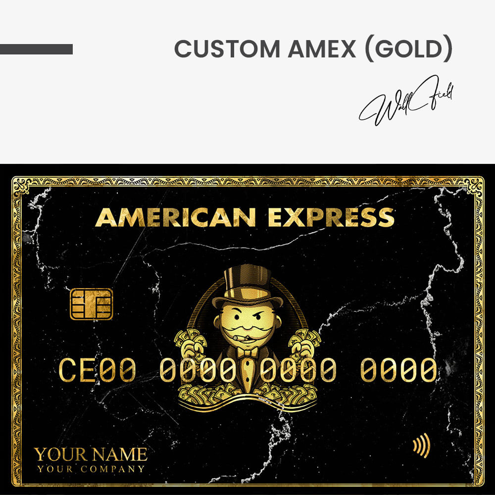Custom AMEX (Gold) – Glas