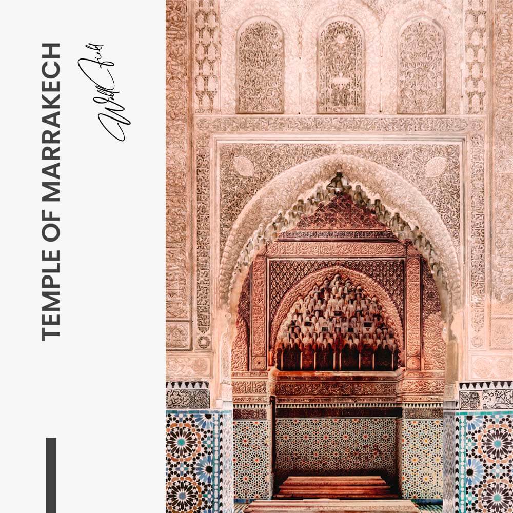 Temple Of Marrakech – Glas