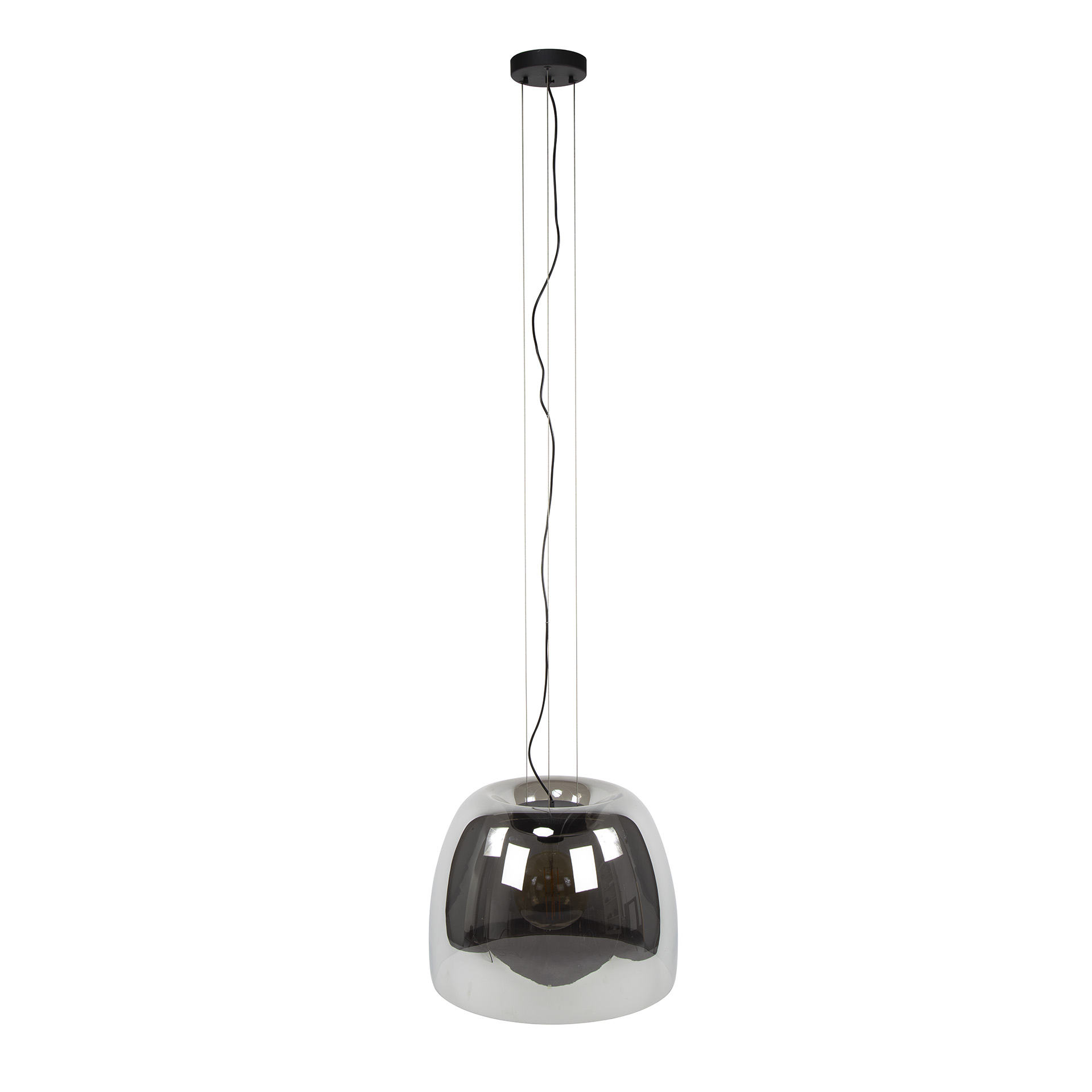 Hänglampa Drift Glass XL - Rökgrått glas