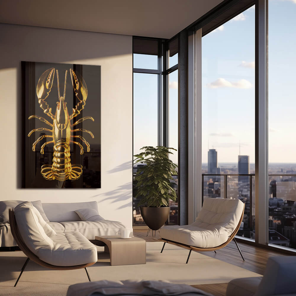 Golden Lobster – Glas