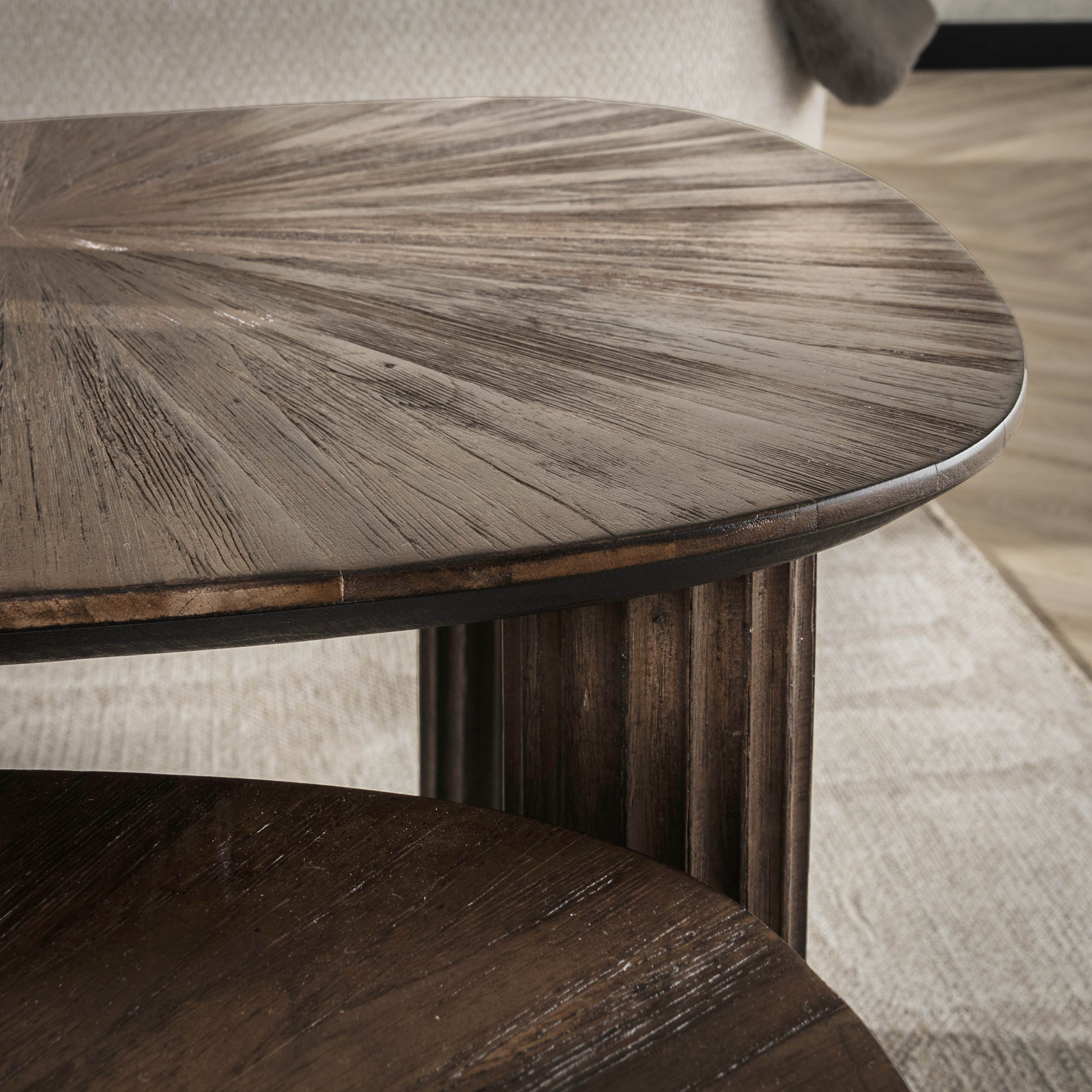 Soffbord Maya teak fyrkantigt - set om 2