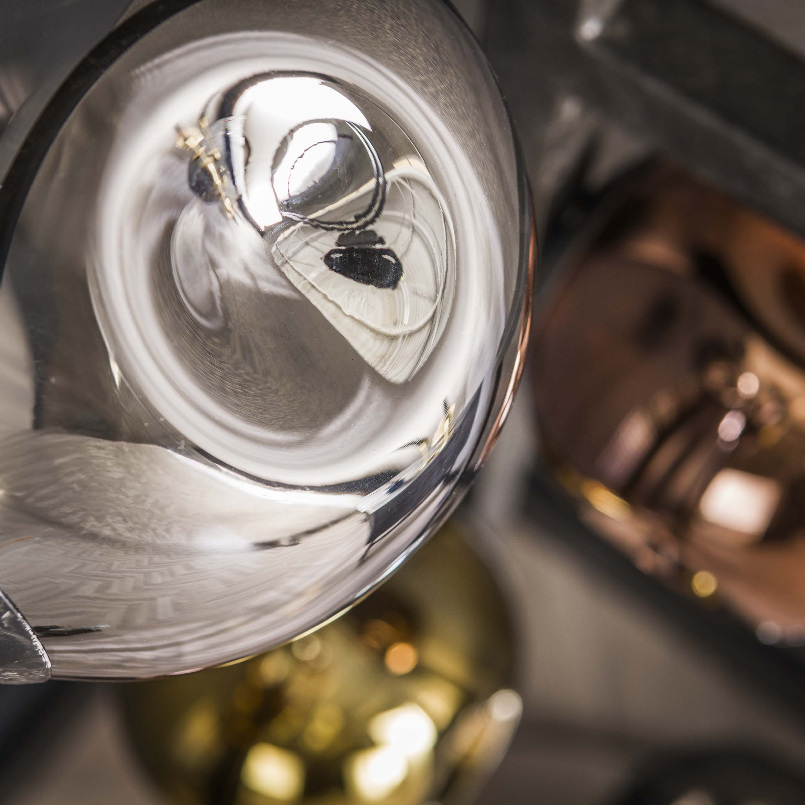 Golvlampa Stellar 5-ljus Artic svart