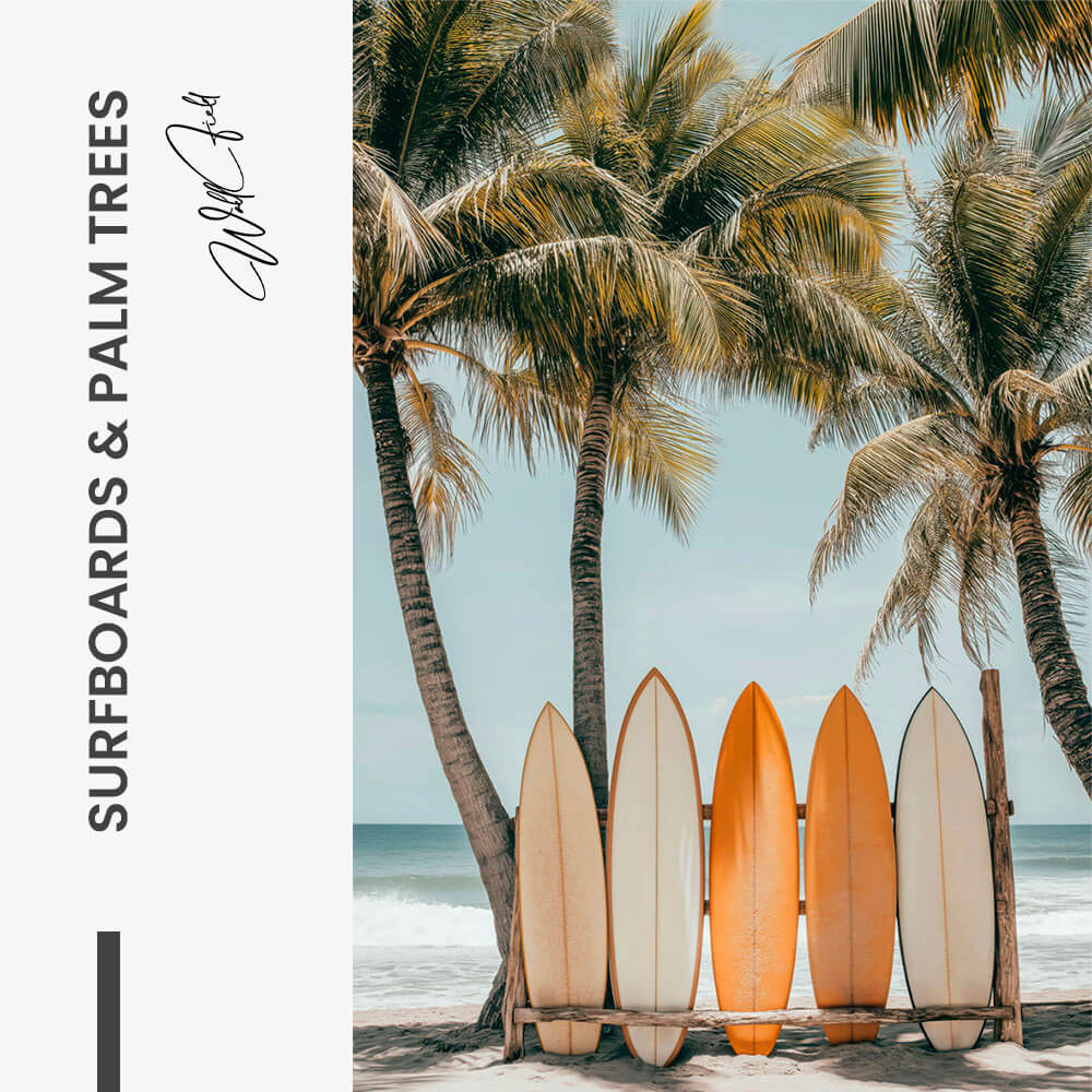 Surfboards & Palm Trees – Glas