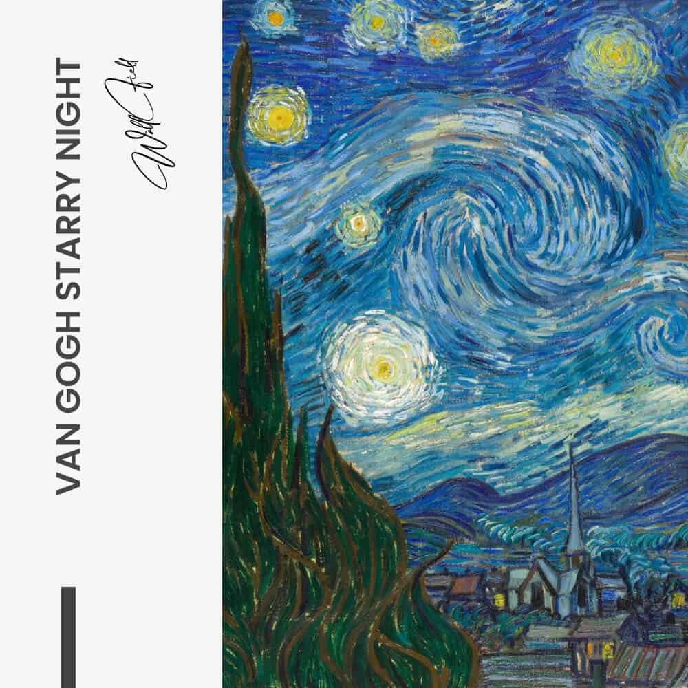 Van Gogh Starry Night - Glas