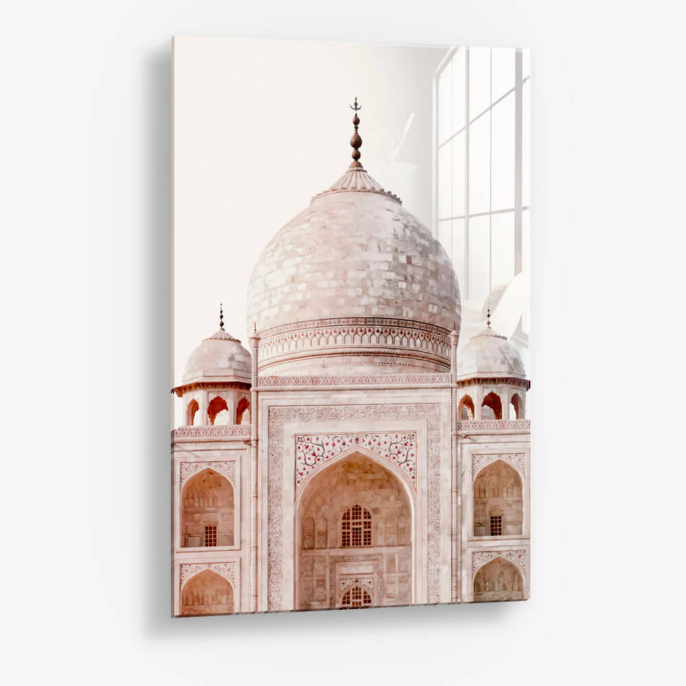 Taj Mahal Closeup – Glas