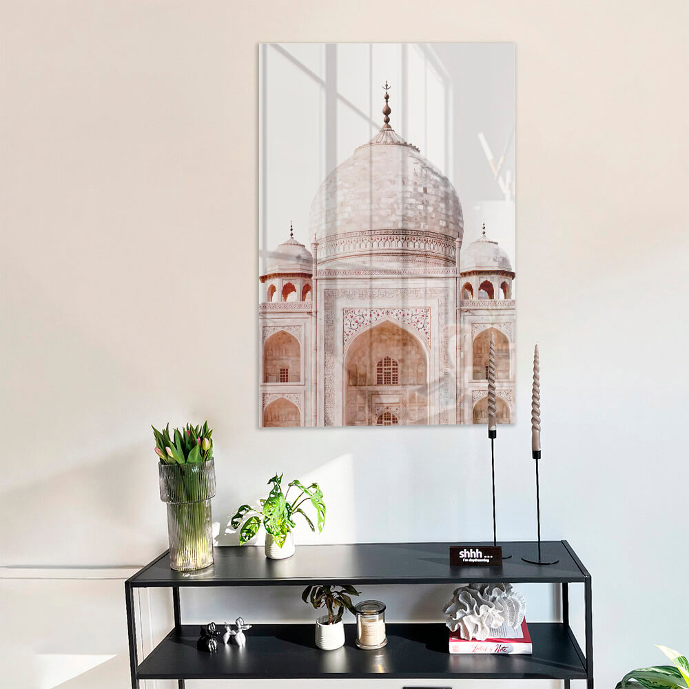 Taj Mahal Closeup – Glas