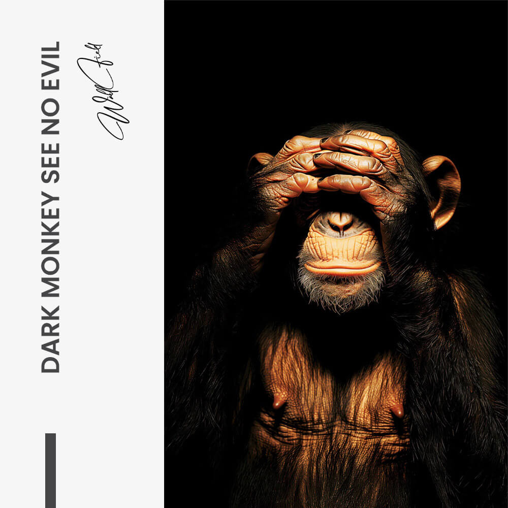 Dark Monkey See no Evil – Glas