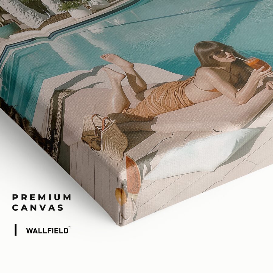 "By the pool"