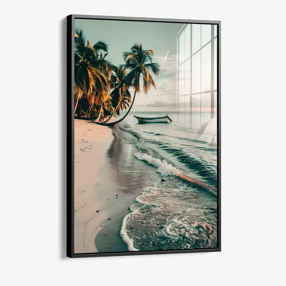 Palm Dusk Shore – Glas