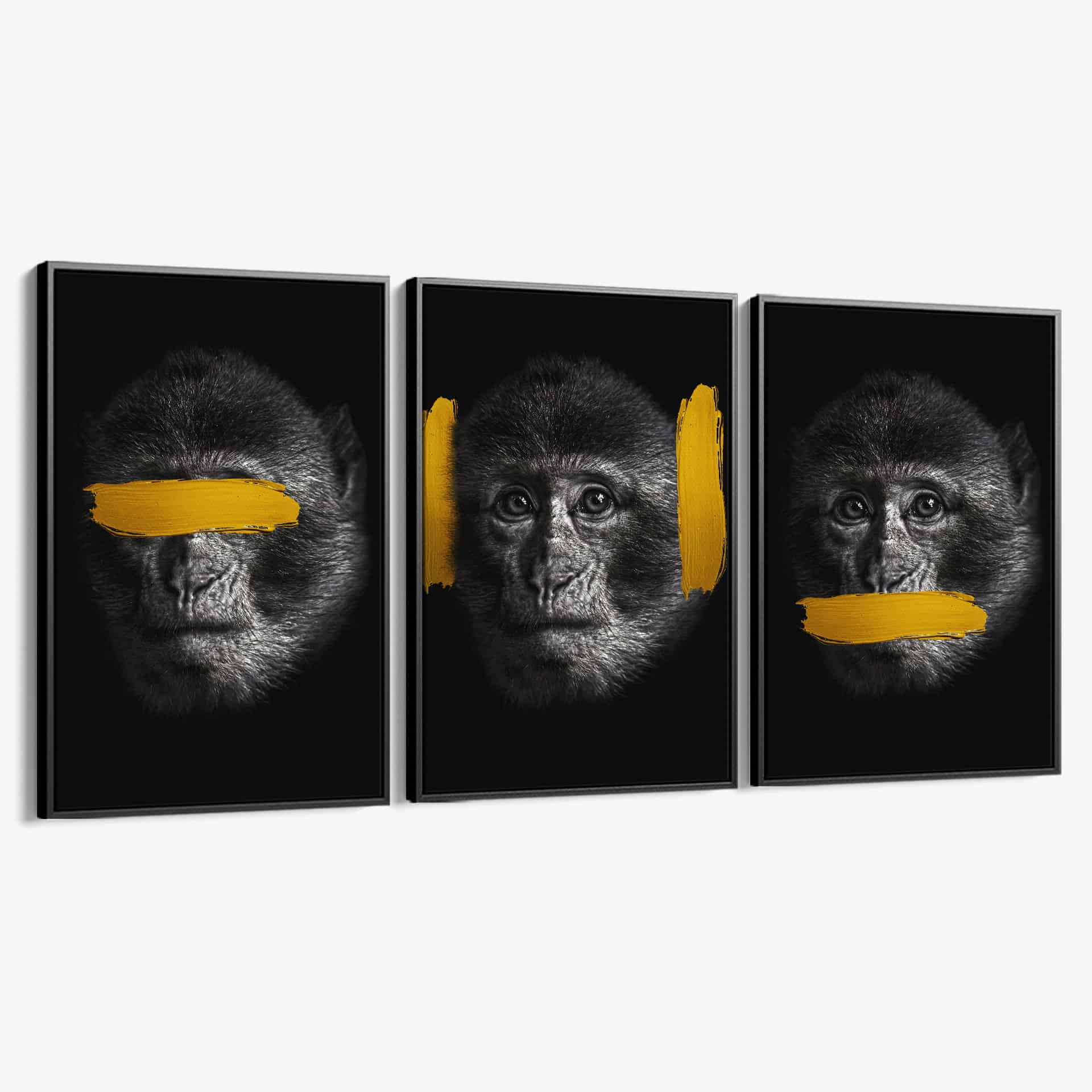 Bundle: "3 Wise Monkeys" (3x)