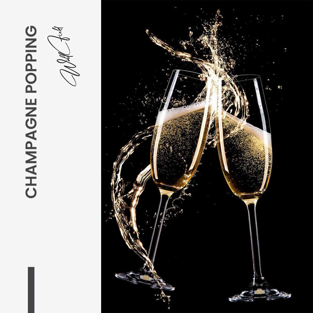 Champagne Popping – Glas