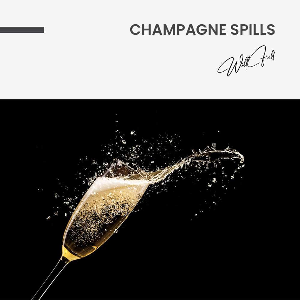Champagne Spills – Glas