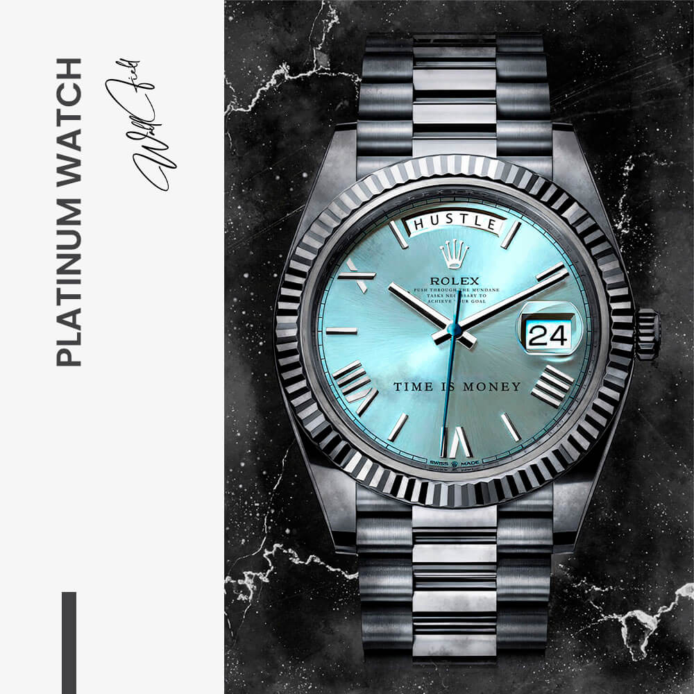 Platinum Watch – Glas