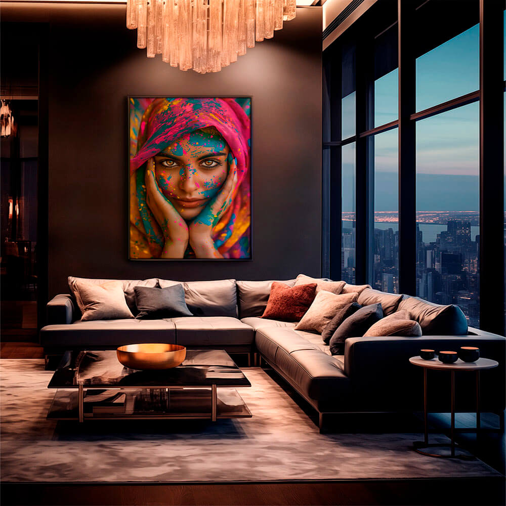 "Colorful Lady"