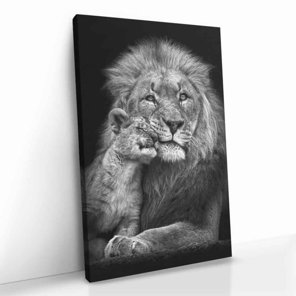 "Lion With Cub"