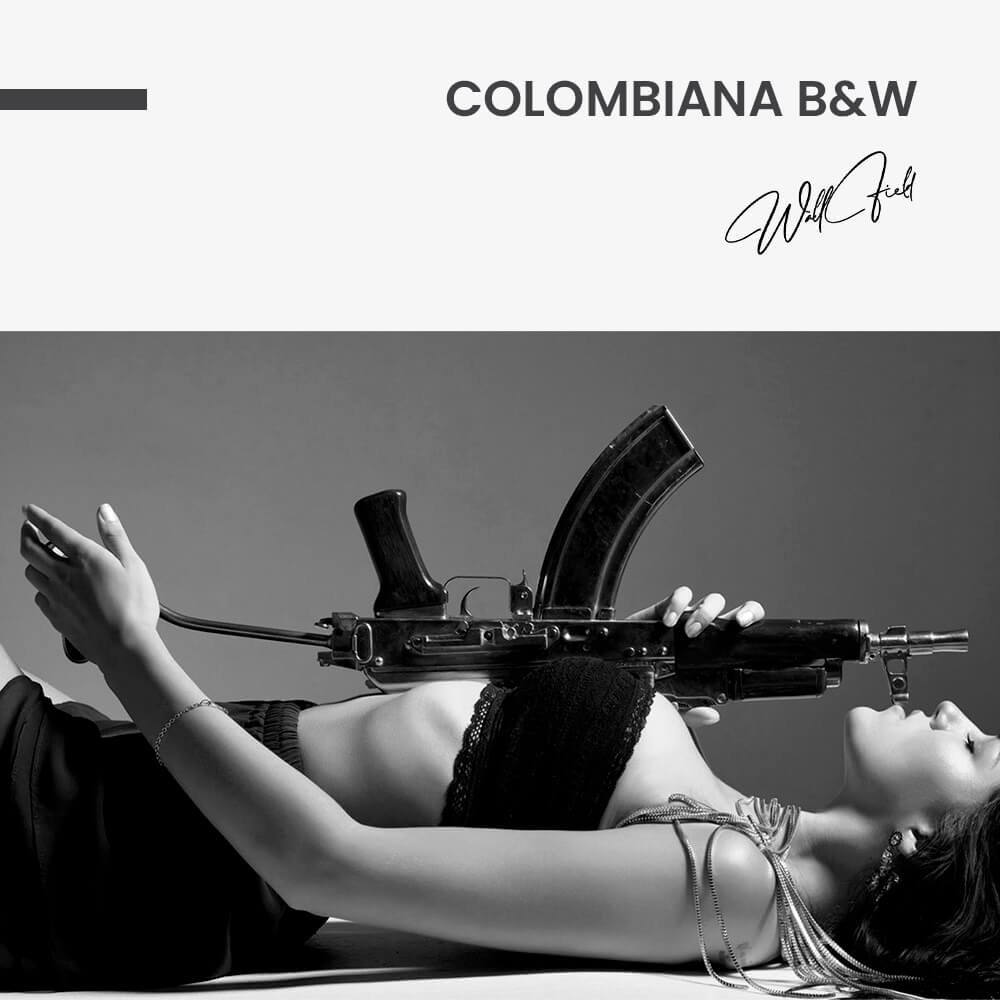 Colombiana B&W – Glas