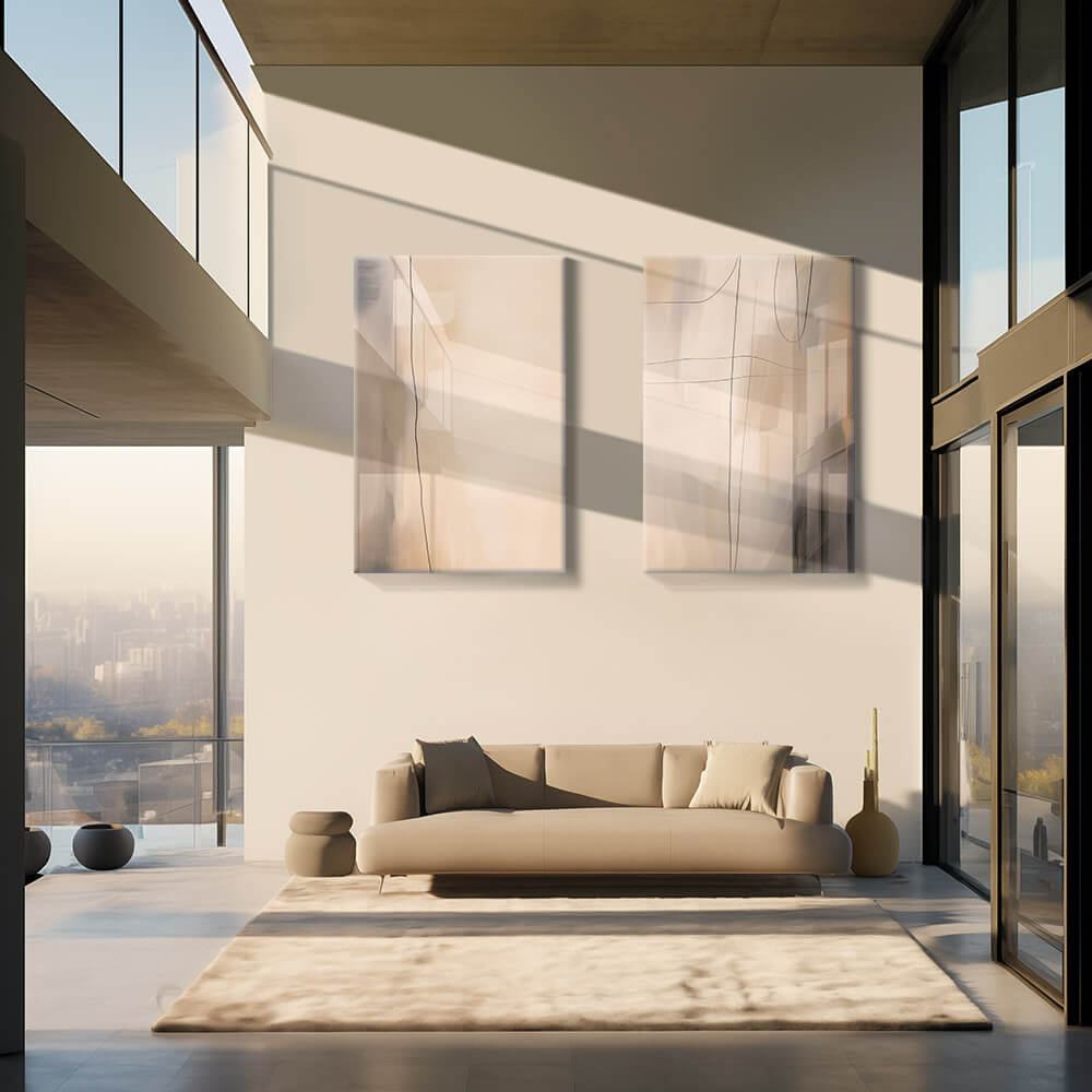 Bundle: "Soft Abstract" (2x) – Glas