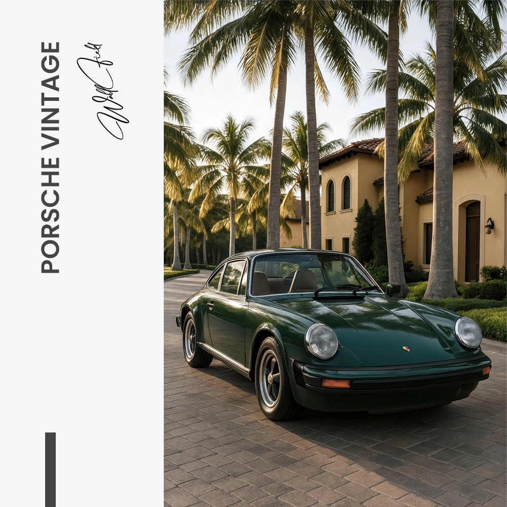 Porsche Vintage – Glas