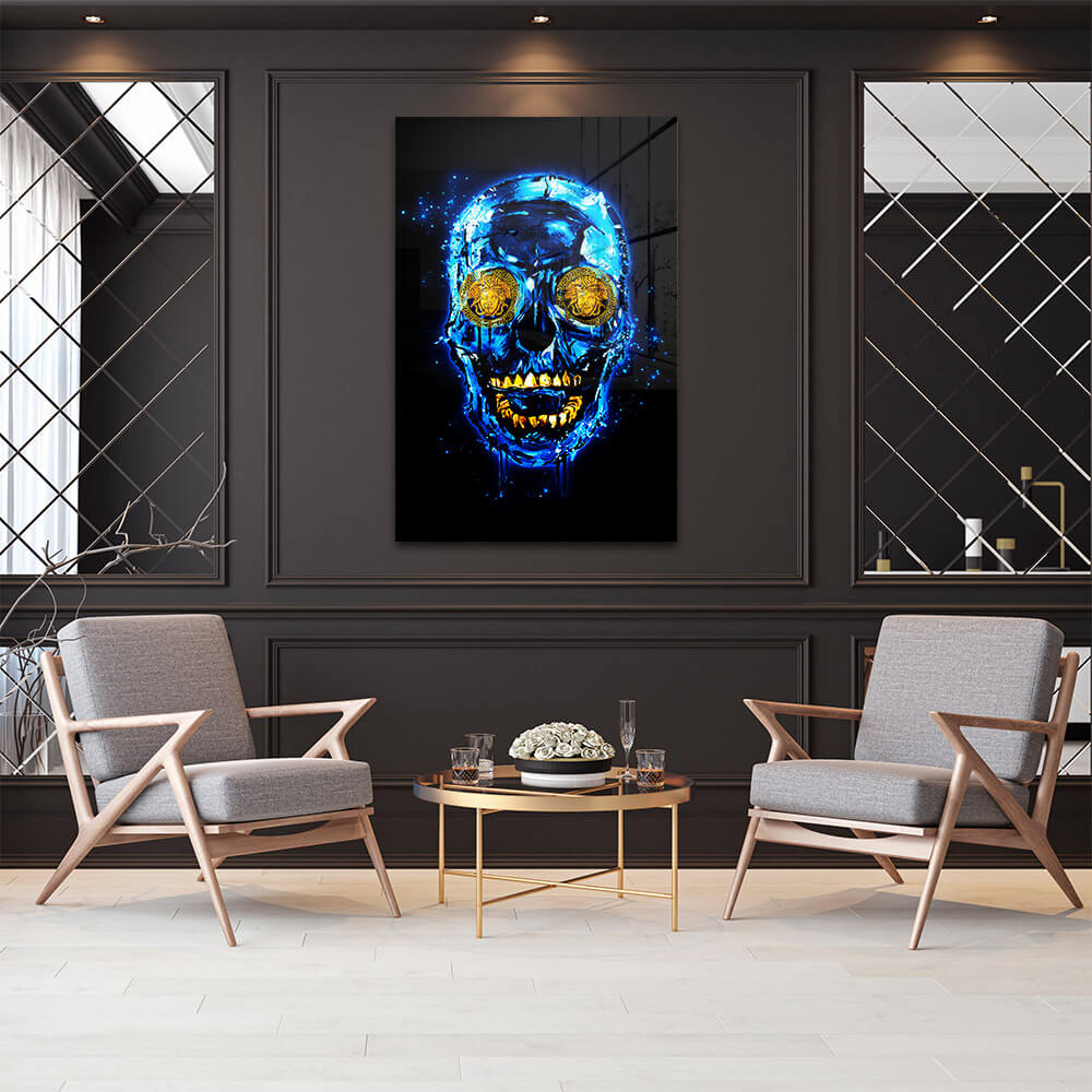 Blue Skull (Limited Edition) - Glas