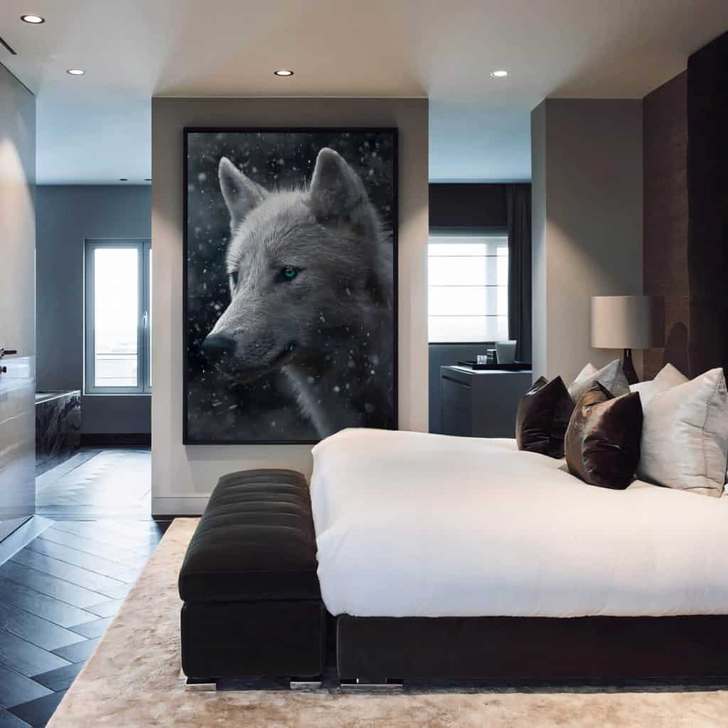 "Snowy Wolf"