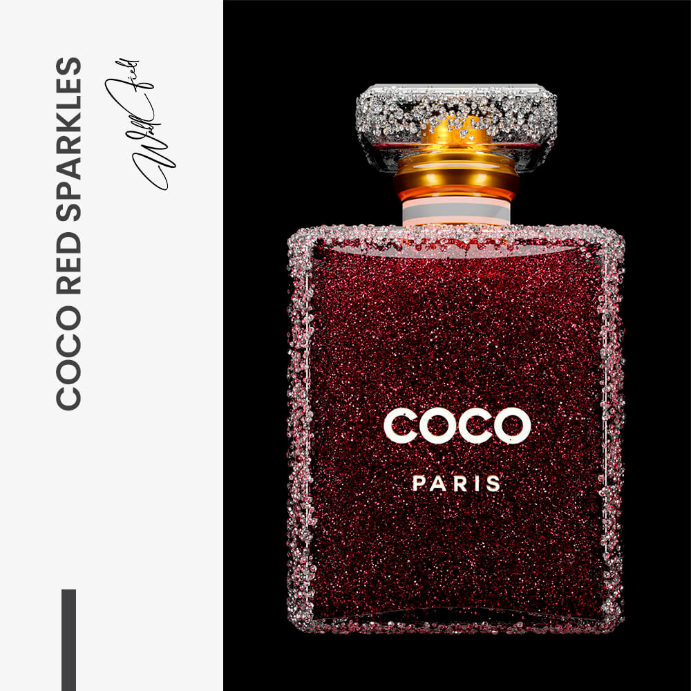 COCO Red Sparkles – Glas