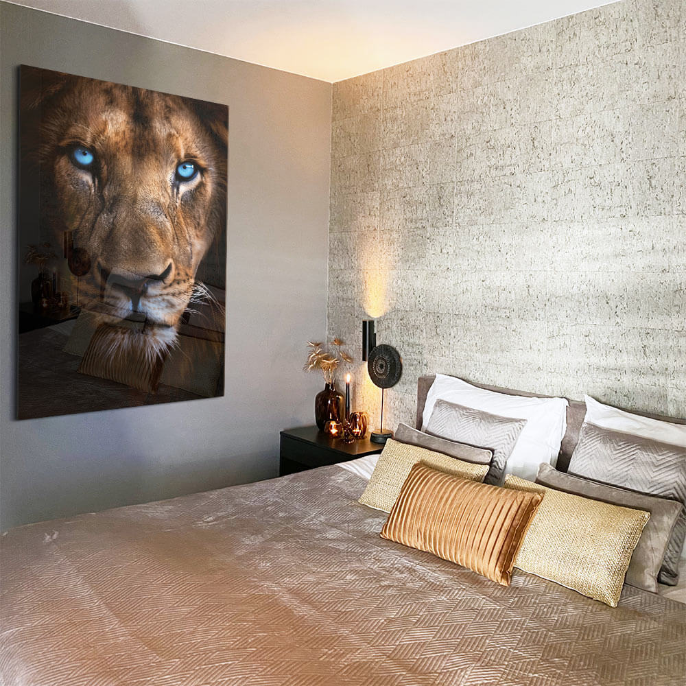 Lion's Close-up – Glas