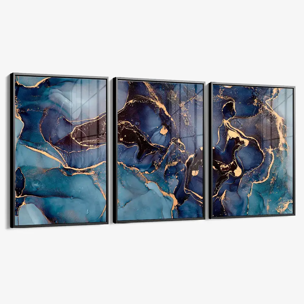 Bundle: "Blue Marble" (3x) – Glas