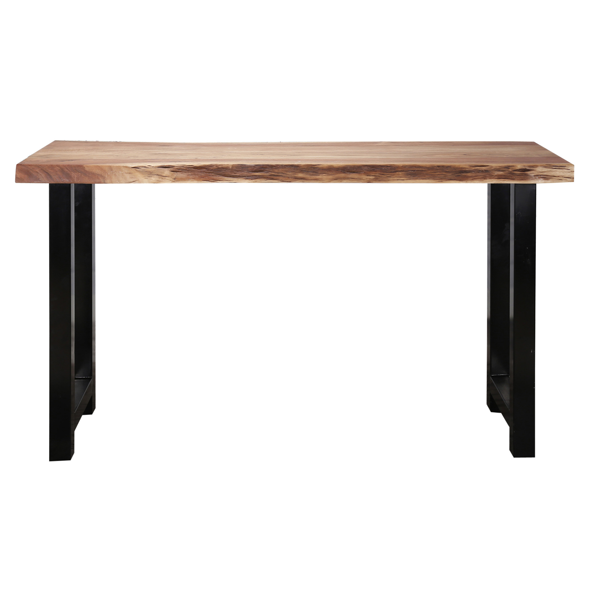 Barbordsträdstam 150, topptjocklek 60 mm / Solid akacia natur