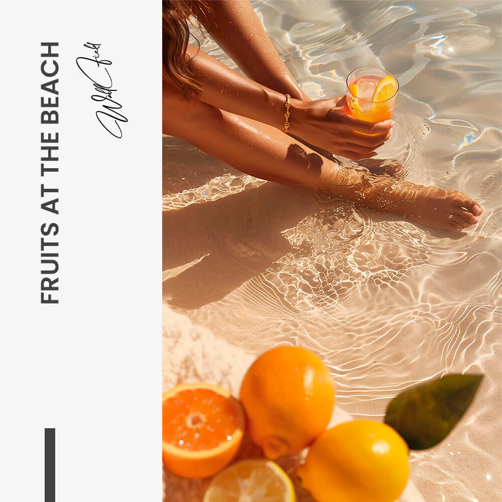 Fruits at the beach – Glas