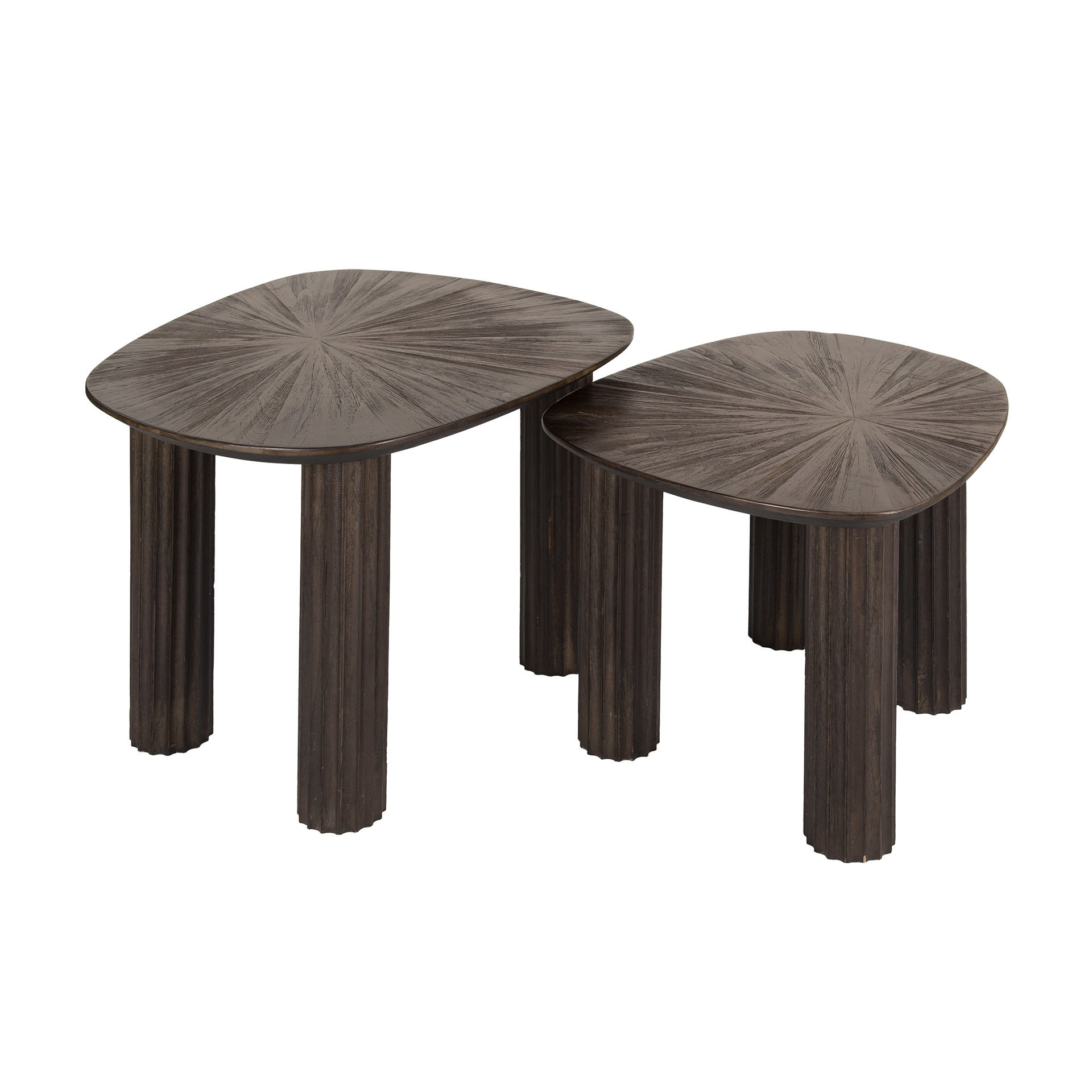 Soffbord Maya teak fyrkantigt - set om 2