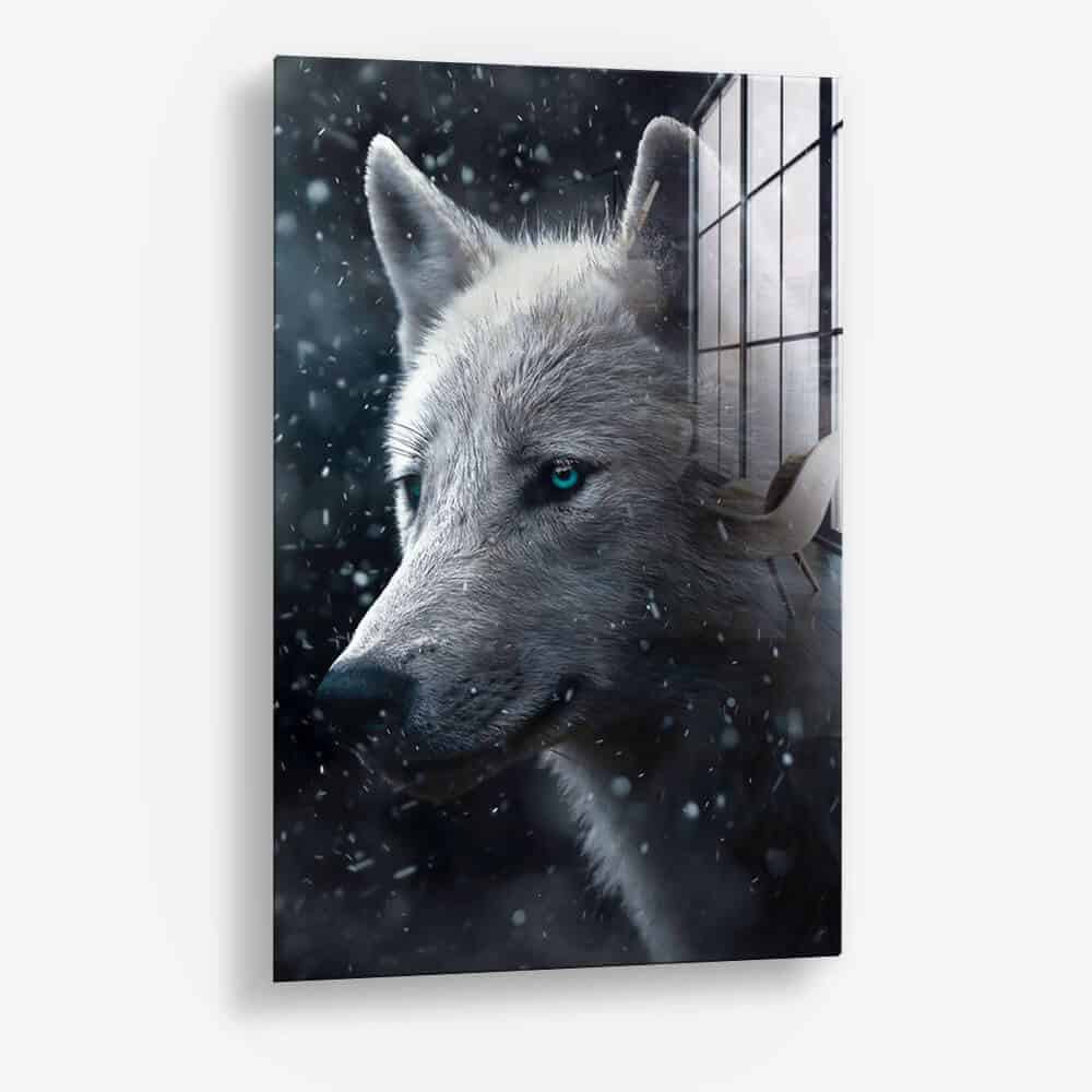 Snowy Wolf - Glas