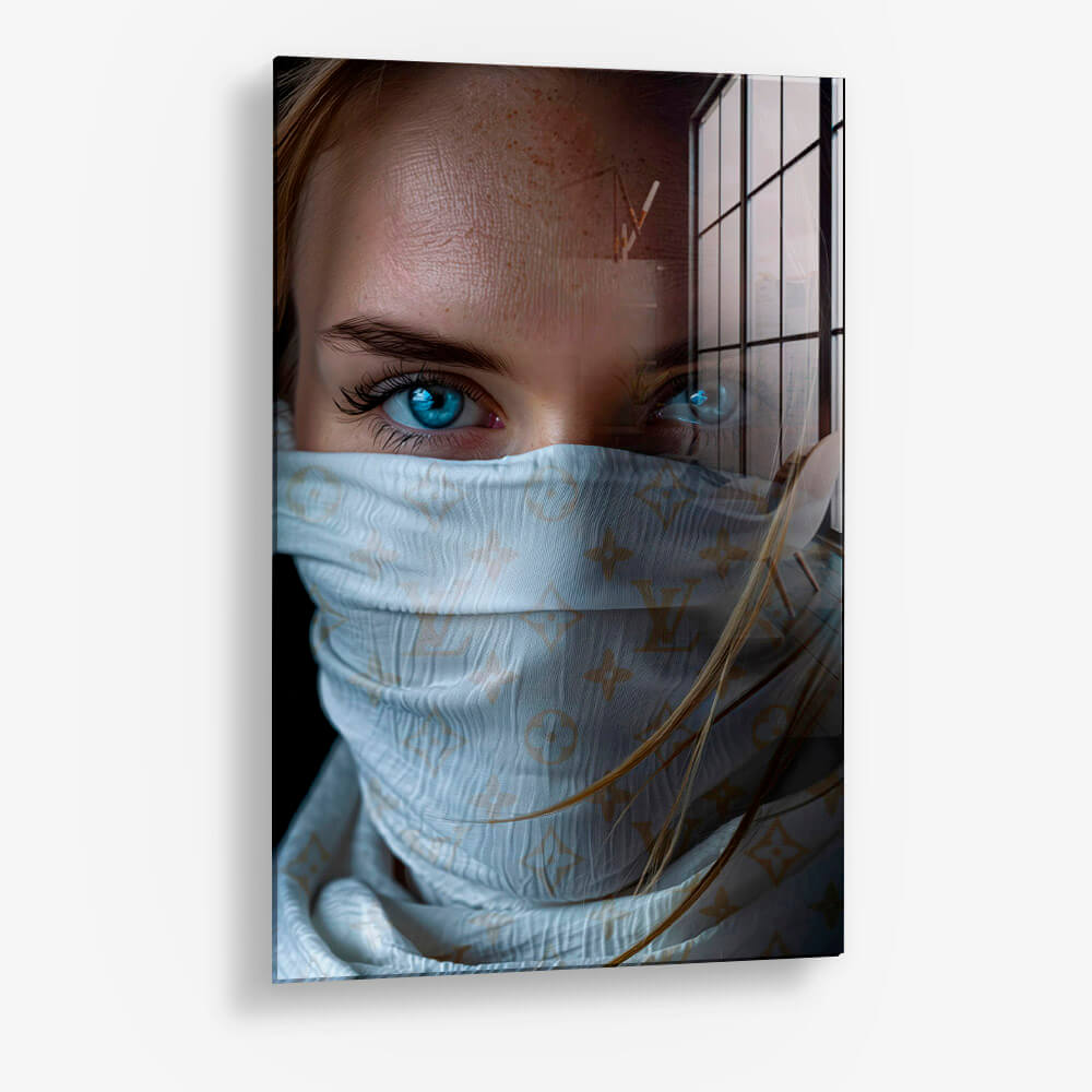 Scarfed Lady II – Glas