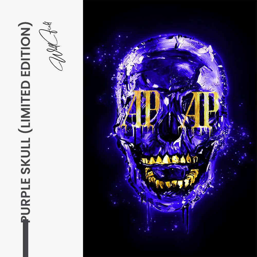 Purple Skull (Limited Edition) - Glas