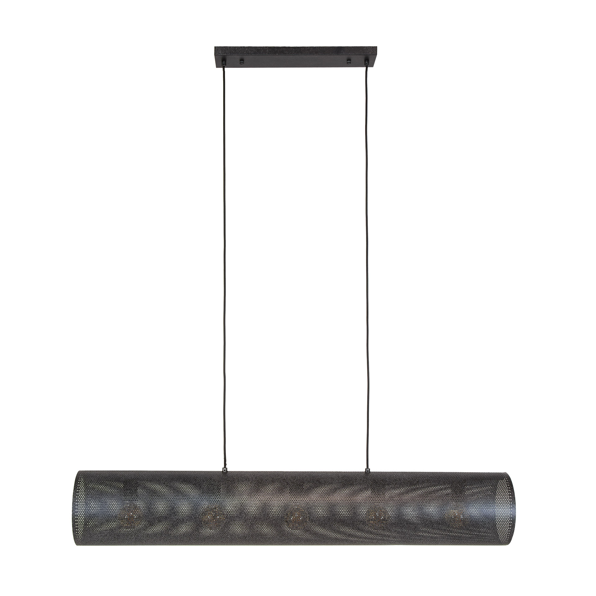 Hänglampa Tubon Mesh 5-light - Artic svart