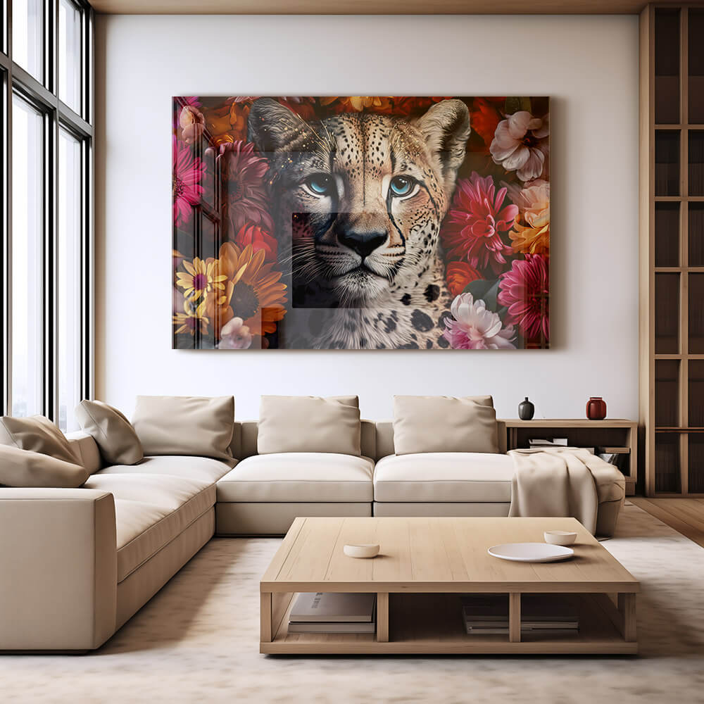 Flower Cheetah – Glas