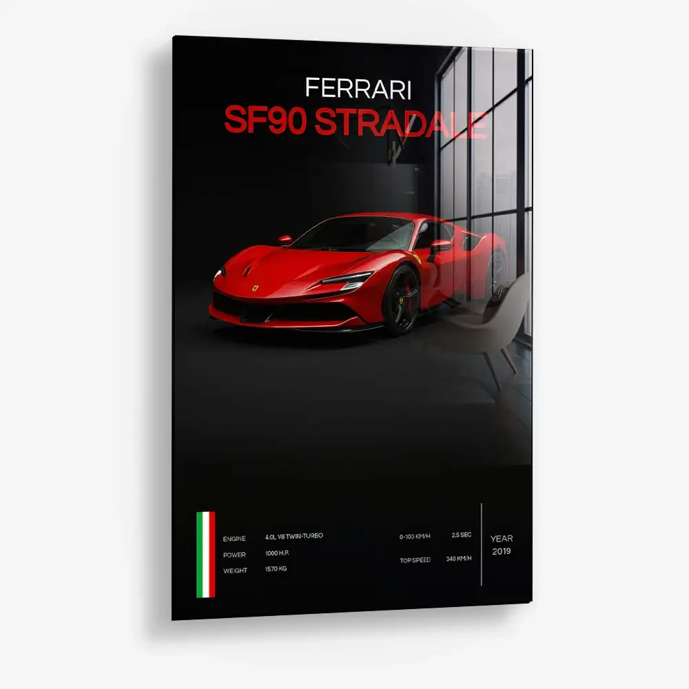 Hypercars – Ferrari SF90 Stradale – Glas