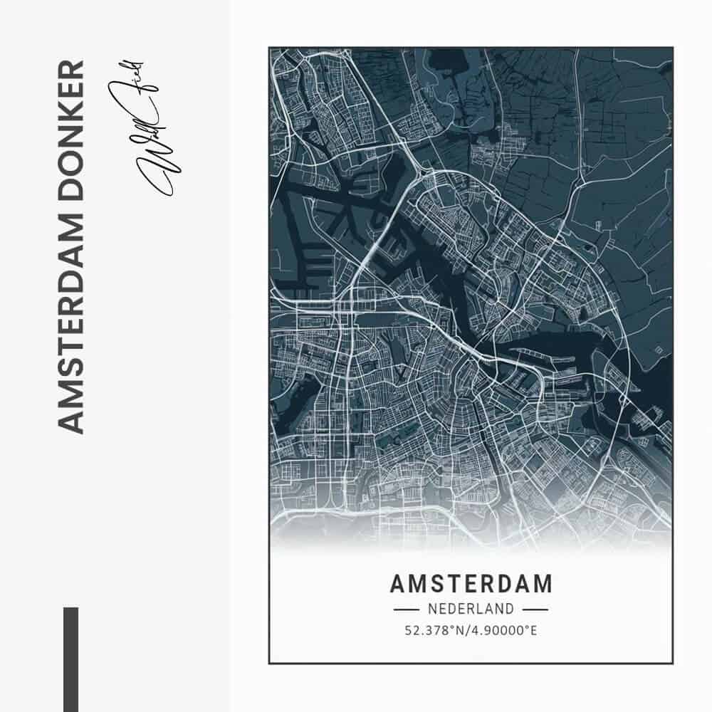 Amsterdam Donker - Glas