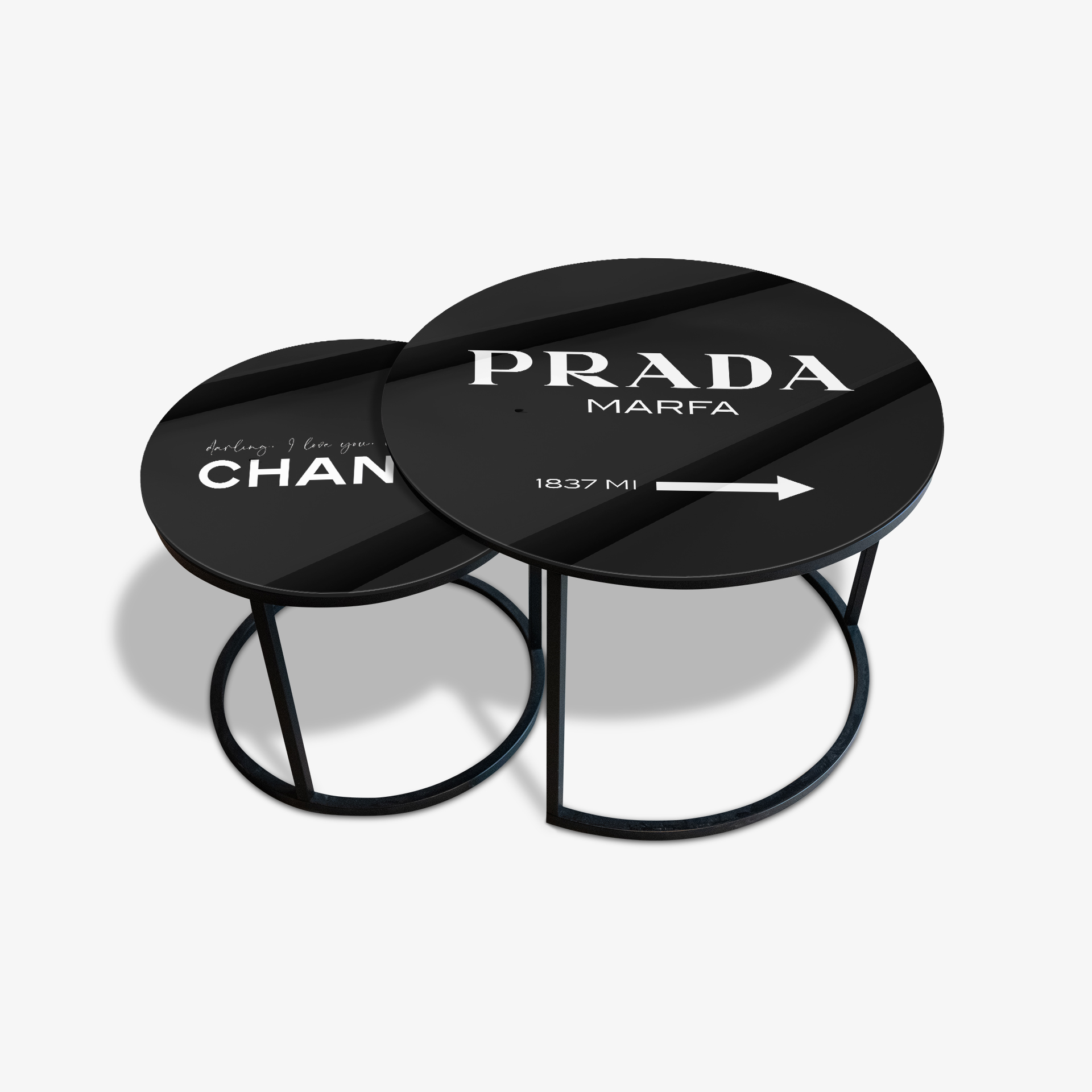 Soffbord Svart - Fashion Noir
