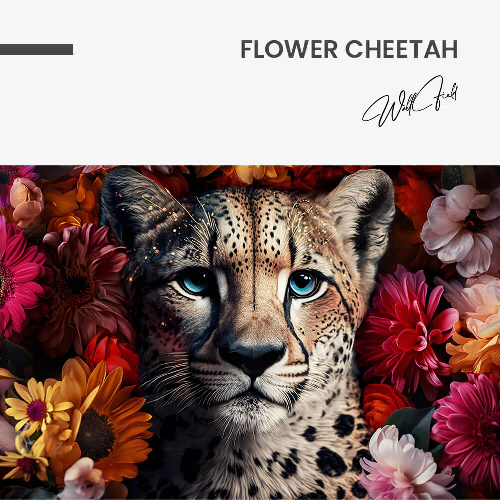 Flower Cheetah – Glas