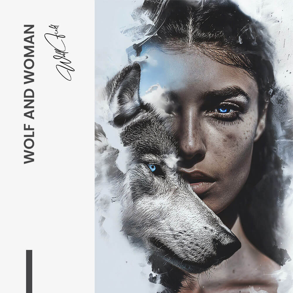 Wolf and Woman – Glas