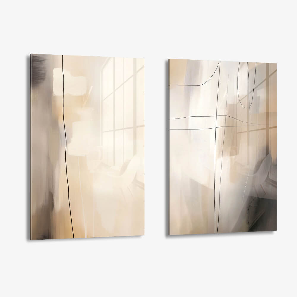 Bundle: "Soft Abstract" (2x) – Glas