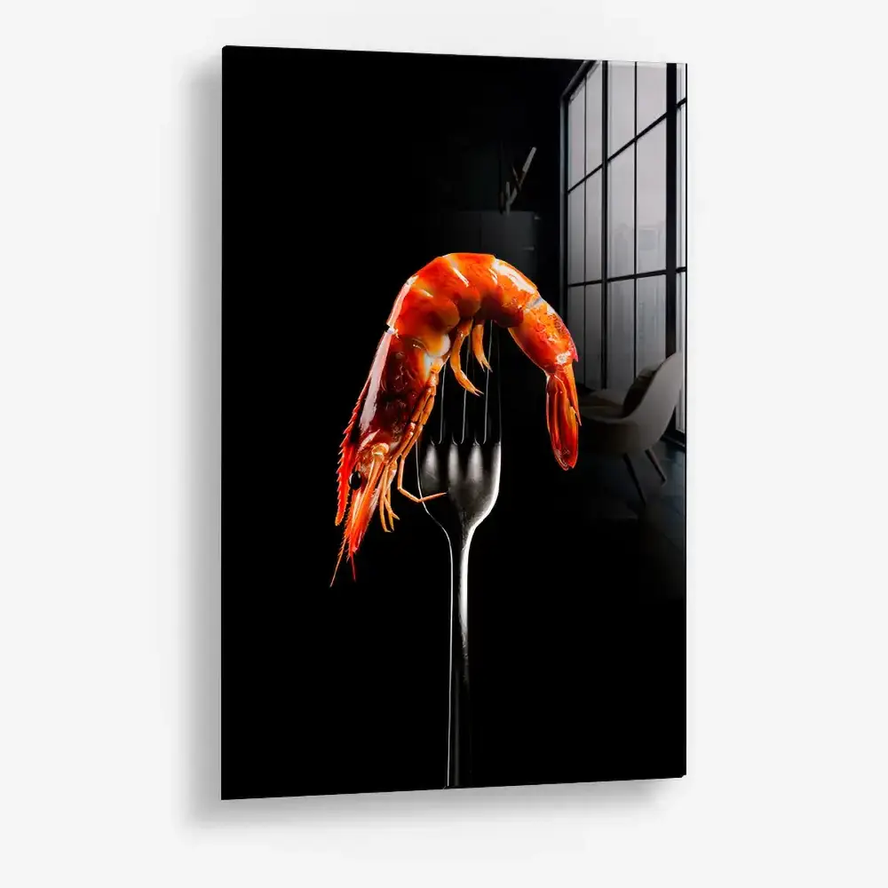 Shrimp Silhouette – Glas