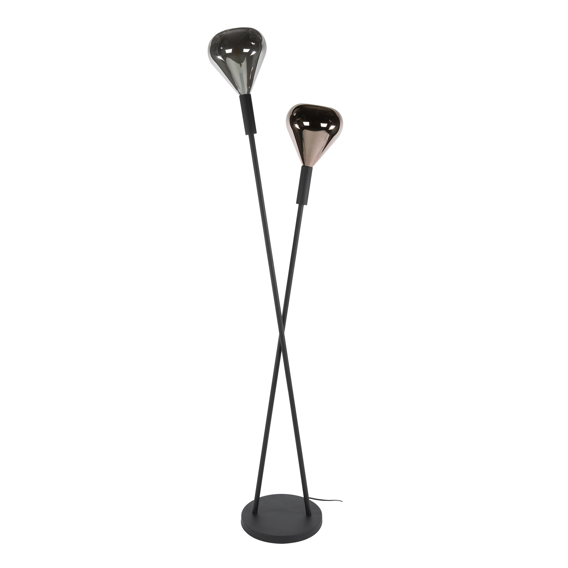 Golvlampa Wings 2-light - Svart