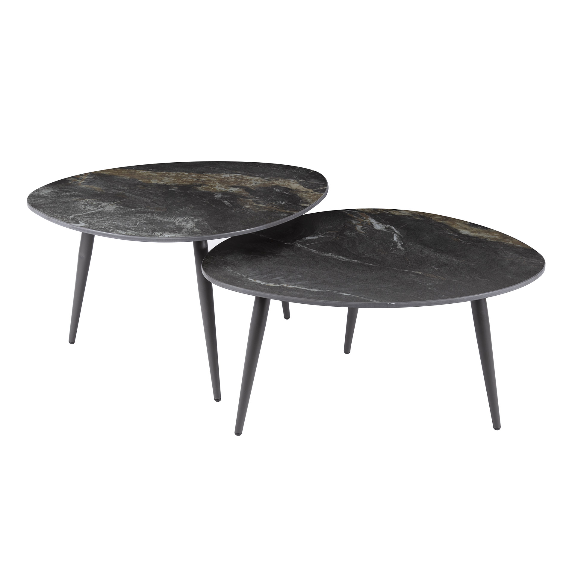 Soffbord Fossil ekologiskt - set om 2 - Keramik