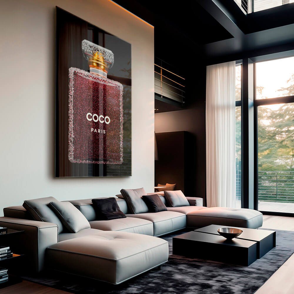 COCO Red Sparkles – Glas