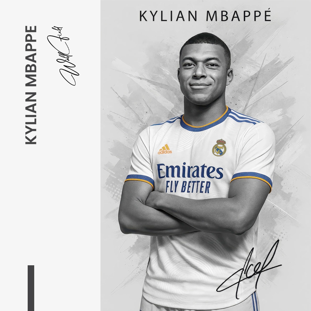 Kylian Mbappe – Glas