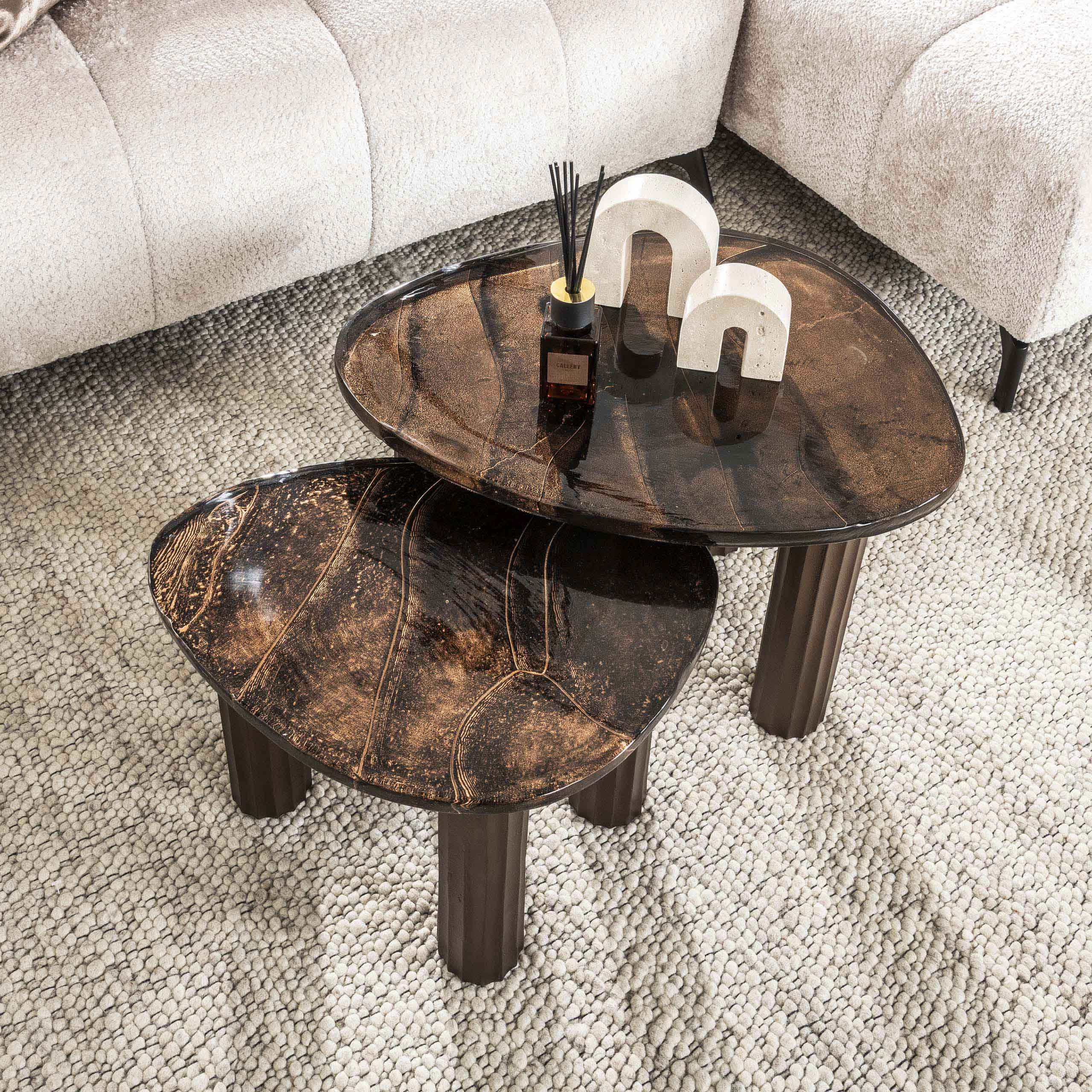 Soffbord Eclipse S - Antik koppar